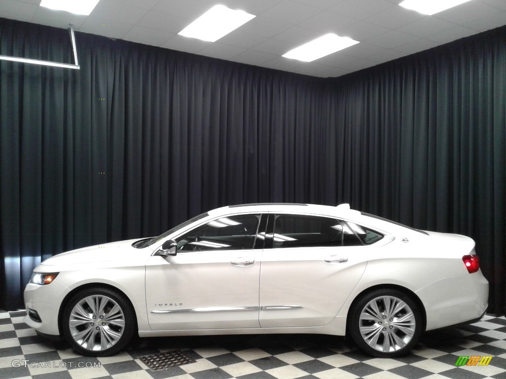 2014 Impala LTZ - White Diamond Tricoat / Jet Black/Dark Titanium photo #1