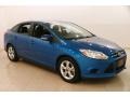 2014 Blue Candy Ford Focus SE Sedan #129334444