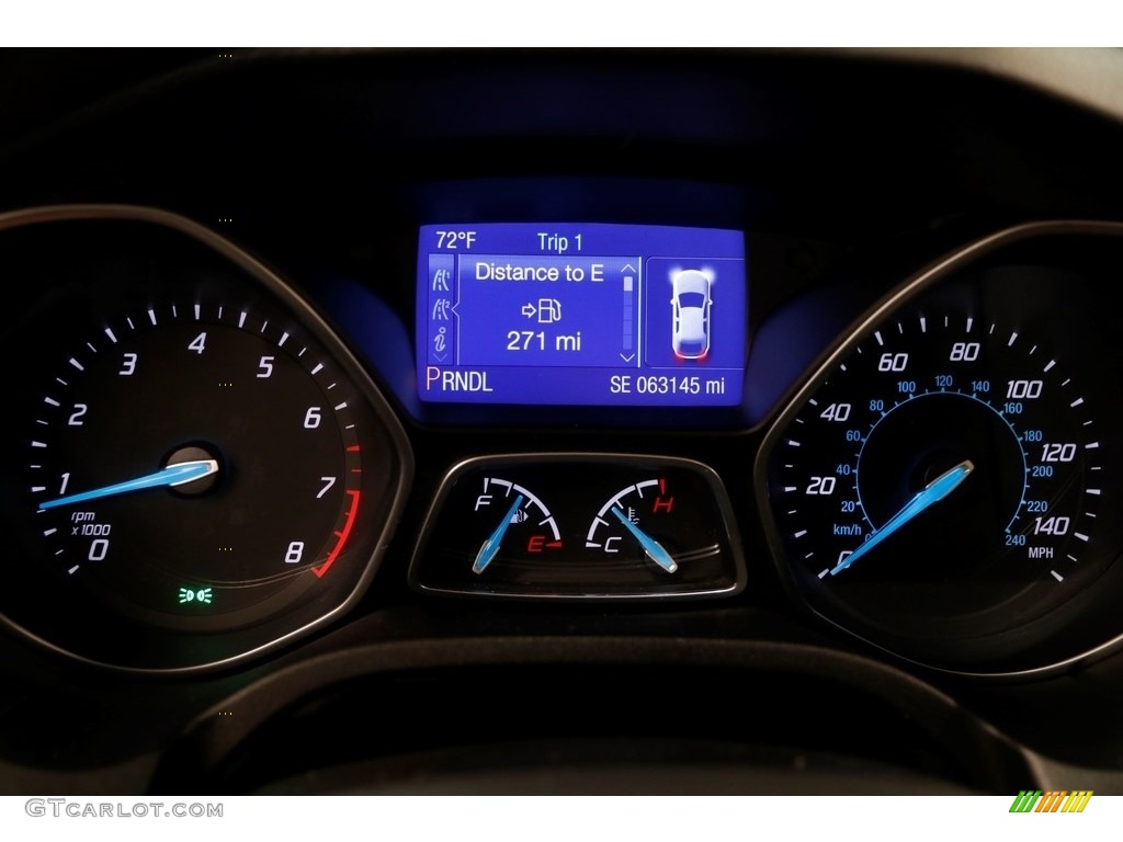 2014 Focus SE Sedan - Blue Candy / Charcoal Black photo #7