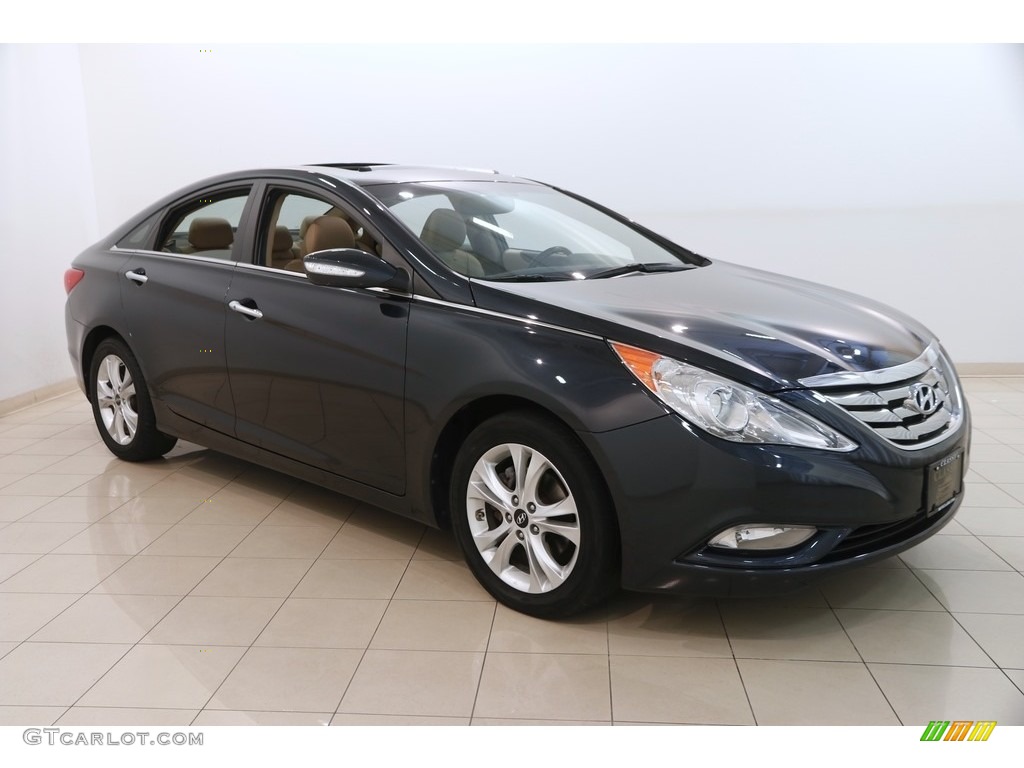 2011 Sonata SE - Pacific Blue Pearl / Camel photo #1