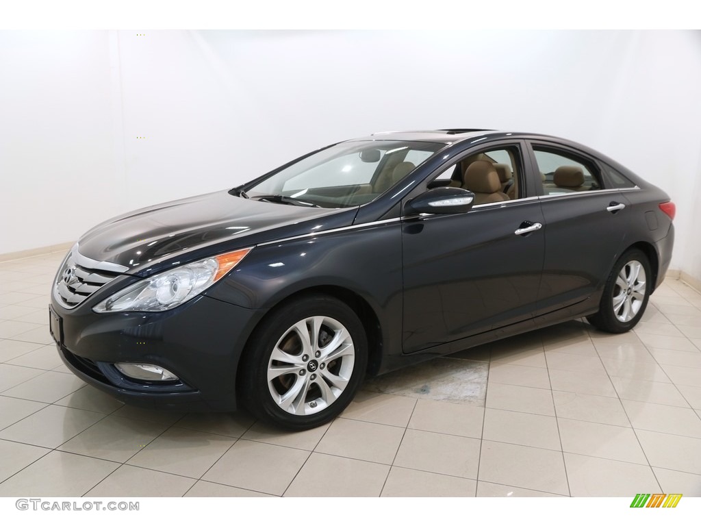 2011 Sonata SE - Pacific Blue Pearl / Camel photo #3