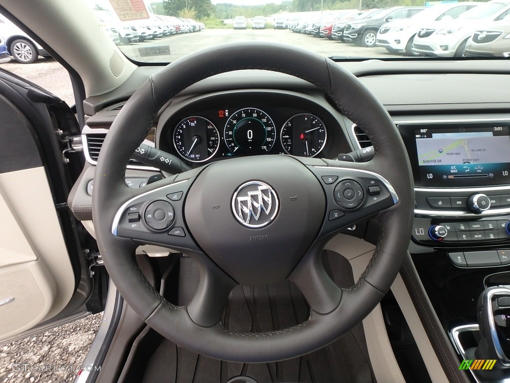 2019 Buick LaCrosse Essence AWD Light Neutral Steering Wheel Photo #129341380
