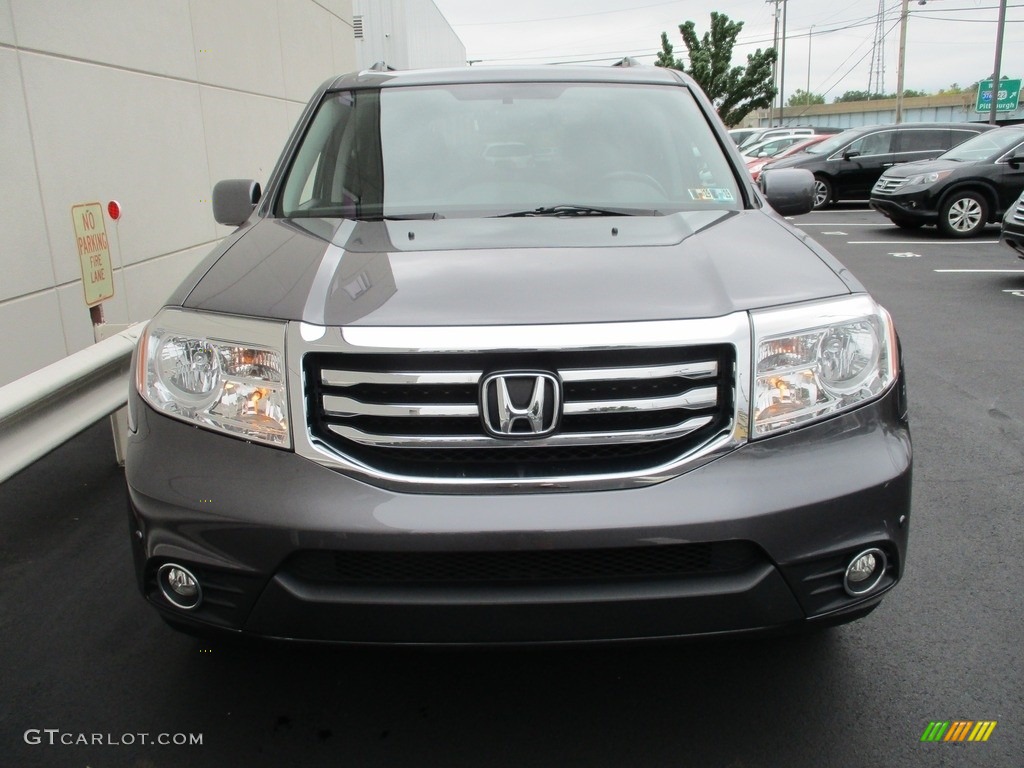 2015 Pilot Touring 4WD - Modern Steel Metallic / Black photo #8