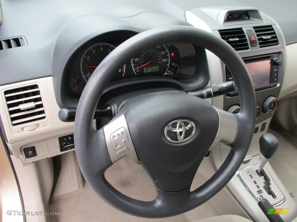 2013 Corolla LE - Sandy Beach Metallic / Bisque photo #14