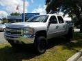 Silver Ice Metallic 2012 Chevrolet Silverado 1500 LT Crew Cab 4x4