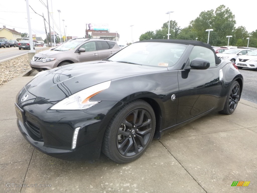 2016 370Z Touring Roadster - Magnetic Black / Gray photo #8