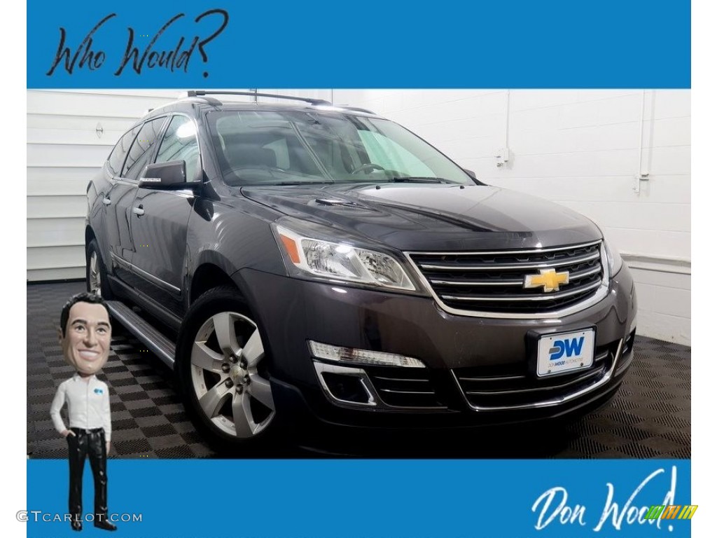 2014 Traverse LTZ AWD - Cyber Grey Metallic / Dark Titanium/Light Titanium photo #1