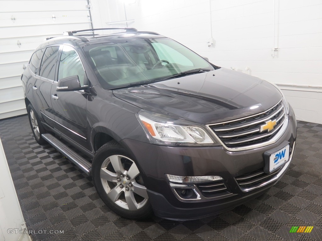 2014 Traverse LTZ AWD - Cyber Grey Metallic / Dark Titanium/Light Titanium photo #6