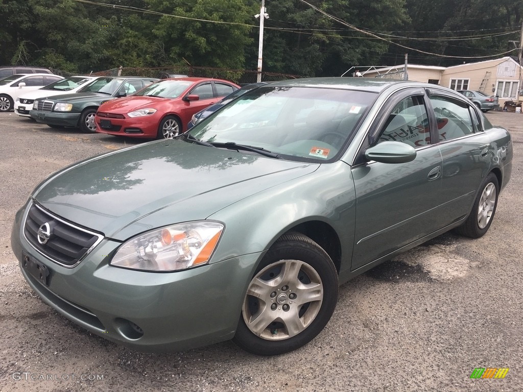 2002 Altima 2.5 S - Mystic Emerald Metallic / Blond Beige photo #1