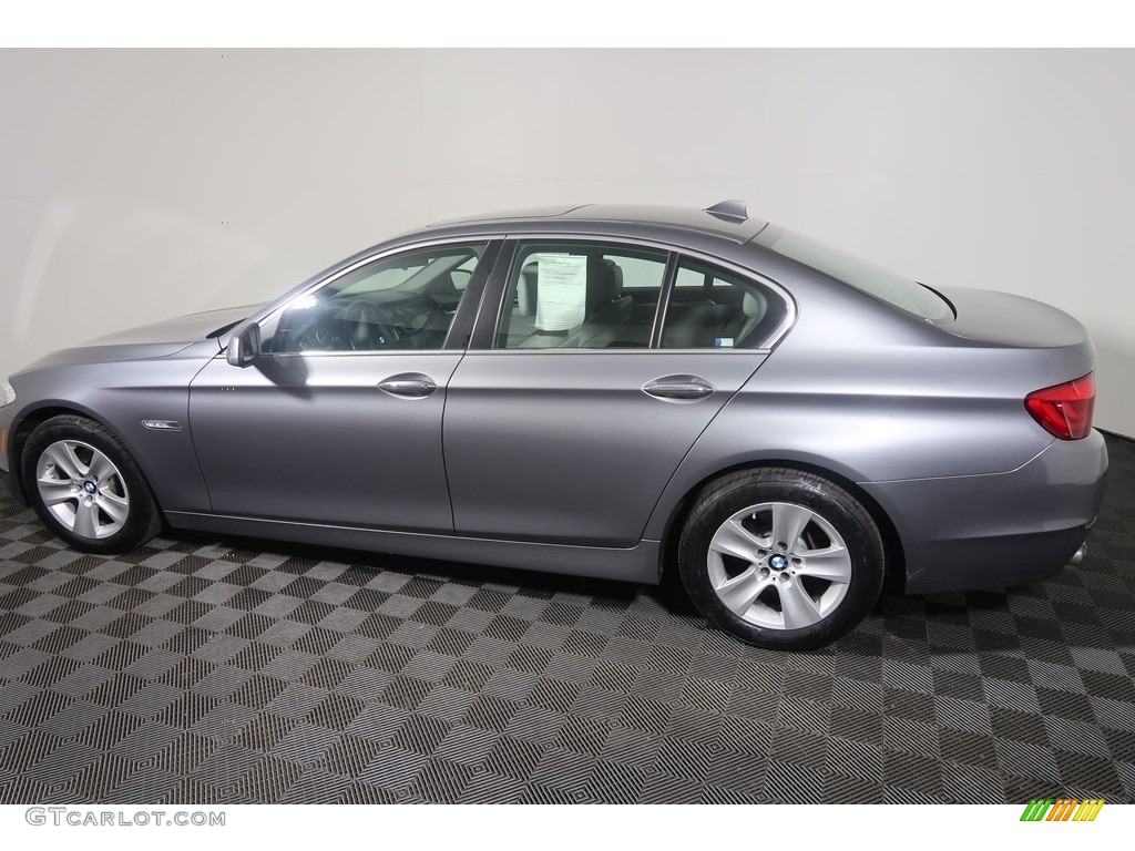 2013 5 Series 528i xDrive Sedan - Space Gray Metallic / Everest Gray photo #10