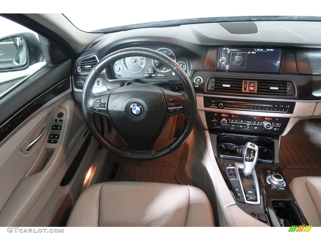 2013 5 Series 528i xDrive Sedan - Space Gray Metallic / Everest Gray photo #15