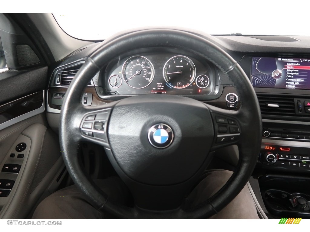 2013 5 Series 528i xDrive Sedan - Space Gray Metallic / Everest Gray photo #18