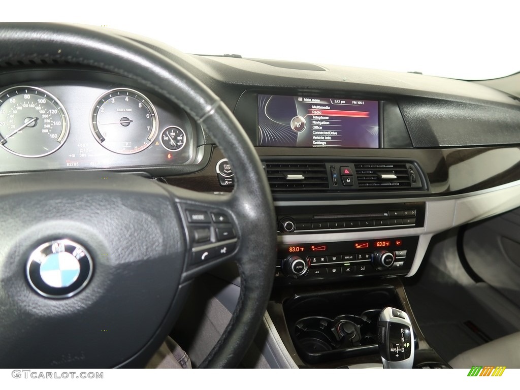 2013 5 Series 528i xDrive Sedan - Space Gray Metallic / Everest Gray photo #19