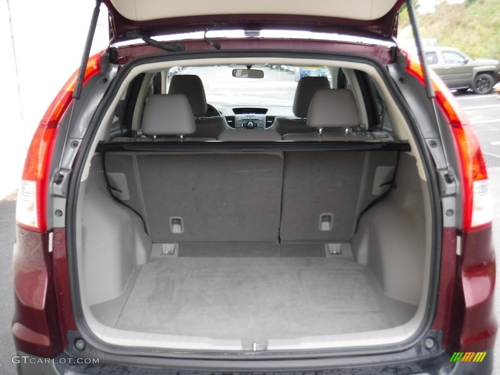 2012 CR-V EX-L 4WD - Basque Red Pearl II / Gray photo #24