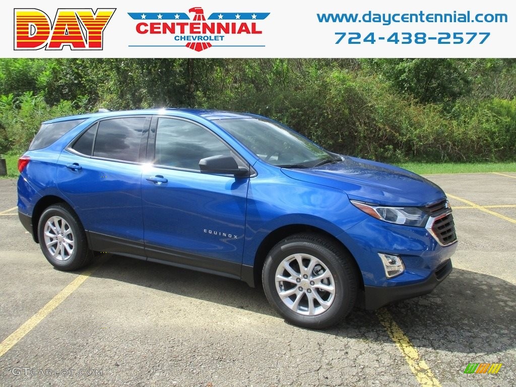 2019 Equinox LS AWD - Kinetic Blue Metallic / Medium Ash Gray photo #1