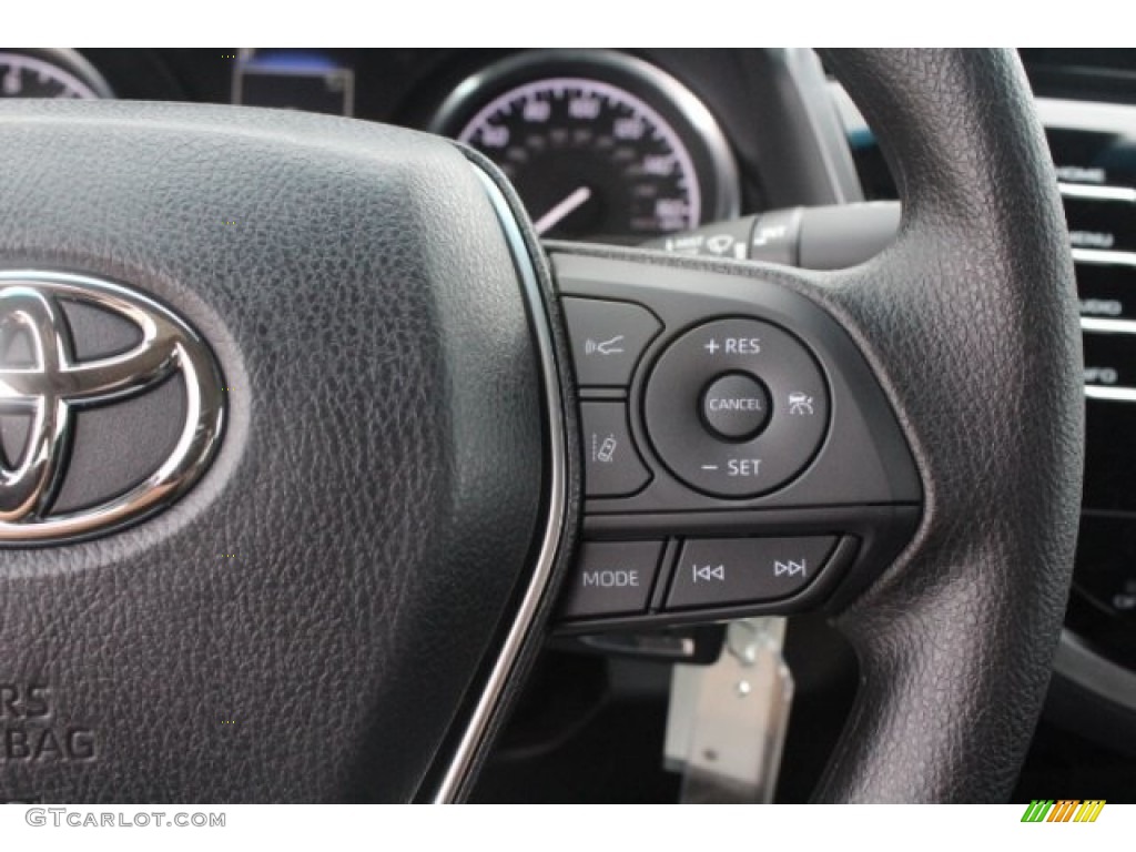 2018 Camry LE - Blue Crush Metallic / Black photo #19