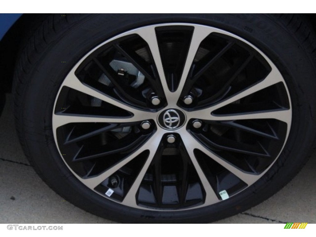 2018 Camry SE - Blue Streak Metallic / Black photo #4