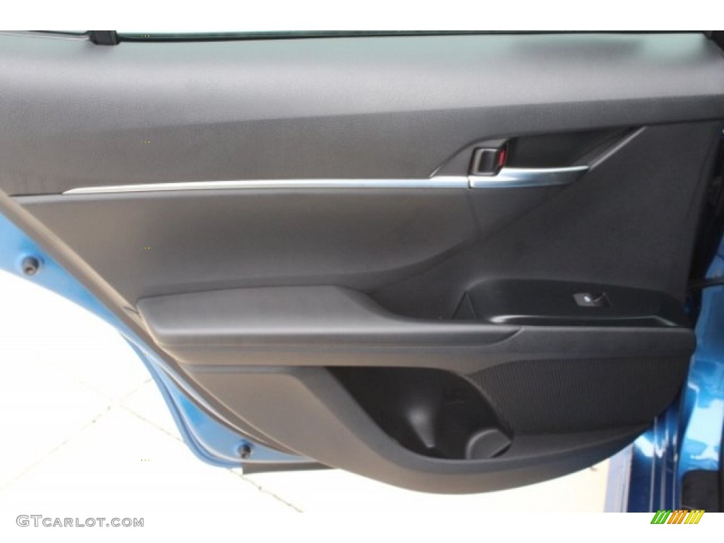 2018 Camry SE - Blue Streak Metallic / Black photo #22