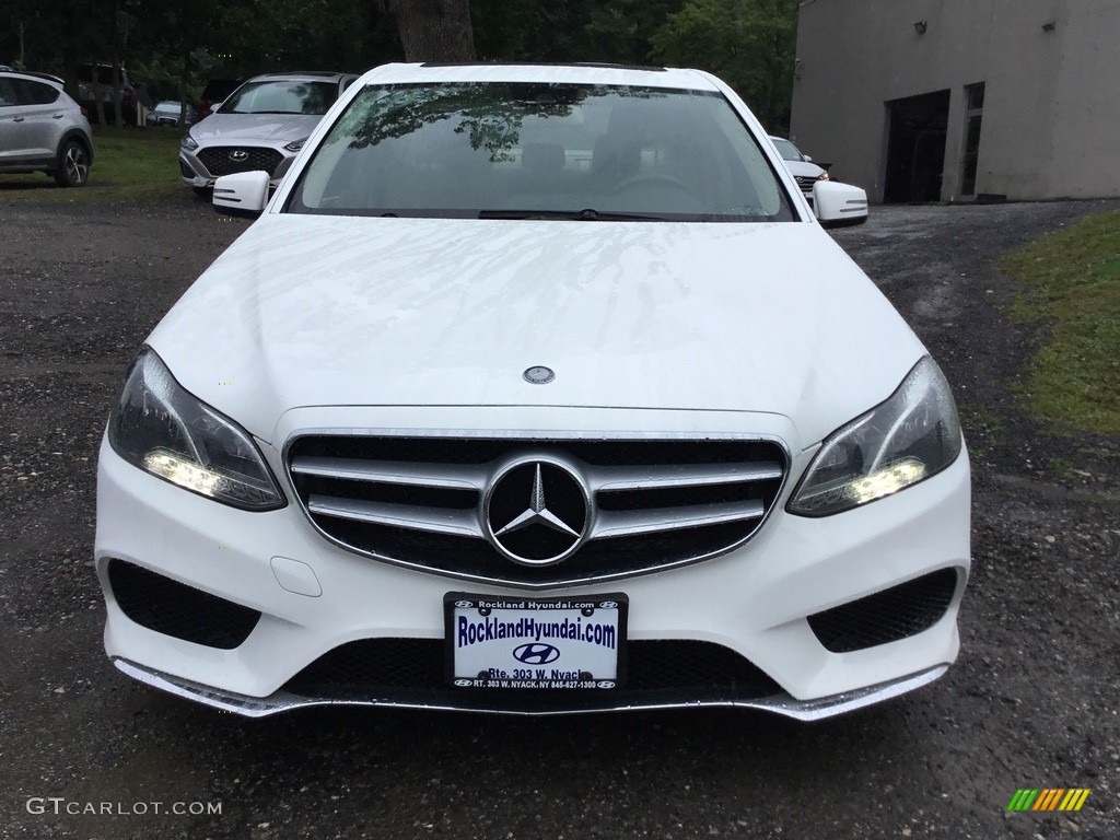 2014 E 350 Sport Sedan - Diamond White Metallic / Silk Beige/Espresso Brown photo #2