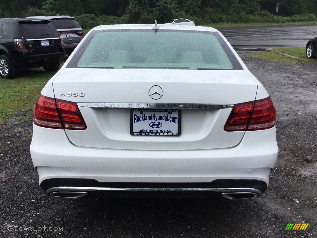 2014 E 350 Sport Sedan - Diamond White Metallic / Silk Beige/Espresso Brown photo #5