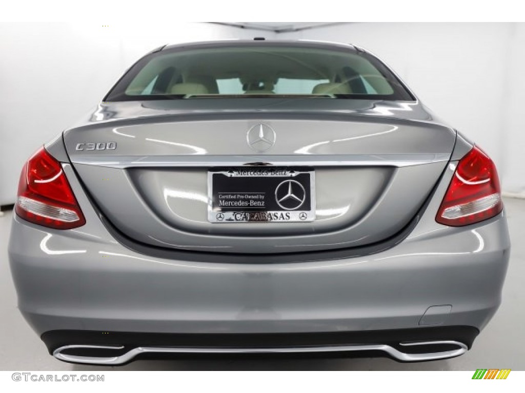 2016 C 300 Sedan - Steel Grey Metallic / Silk Beige/Black photo #5