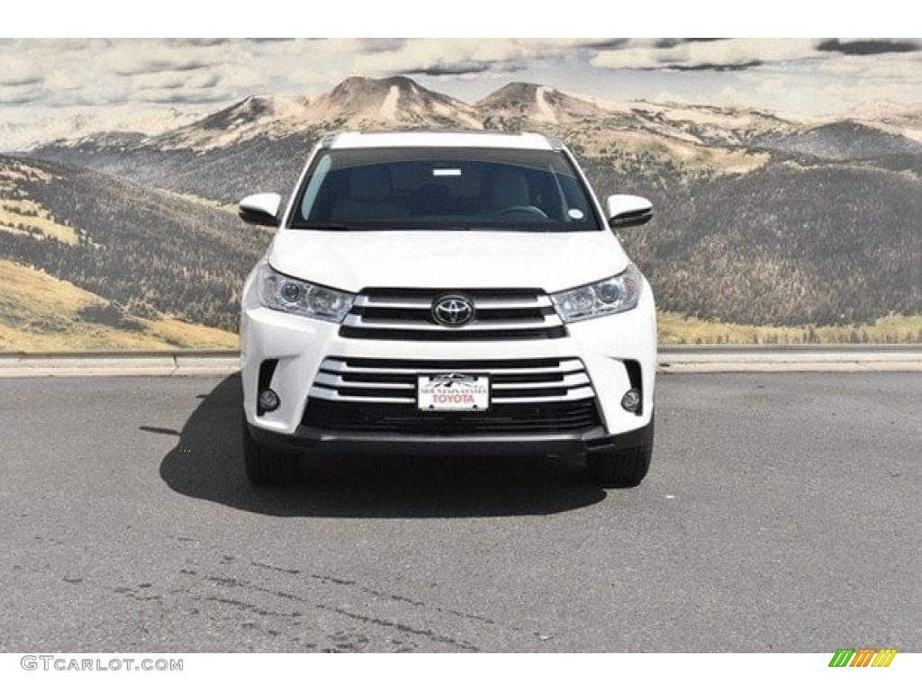 2018 Highlander SE AWD - Blizzard White Pearl / Black photo #2