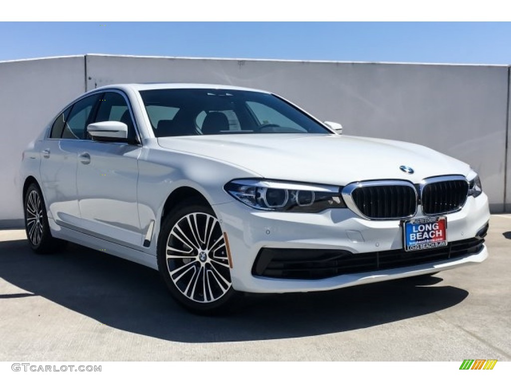 2019 5 Series 540i Sedan - Alpine White / Black photo #12