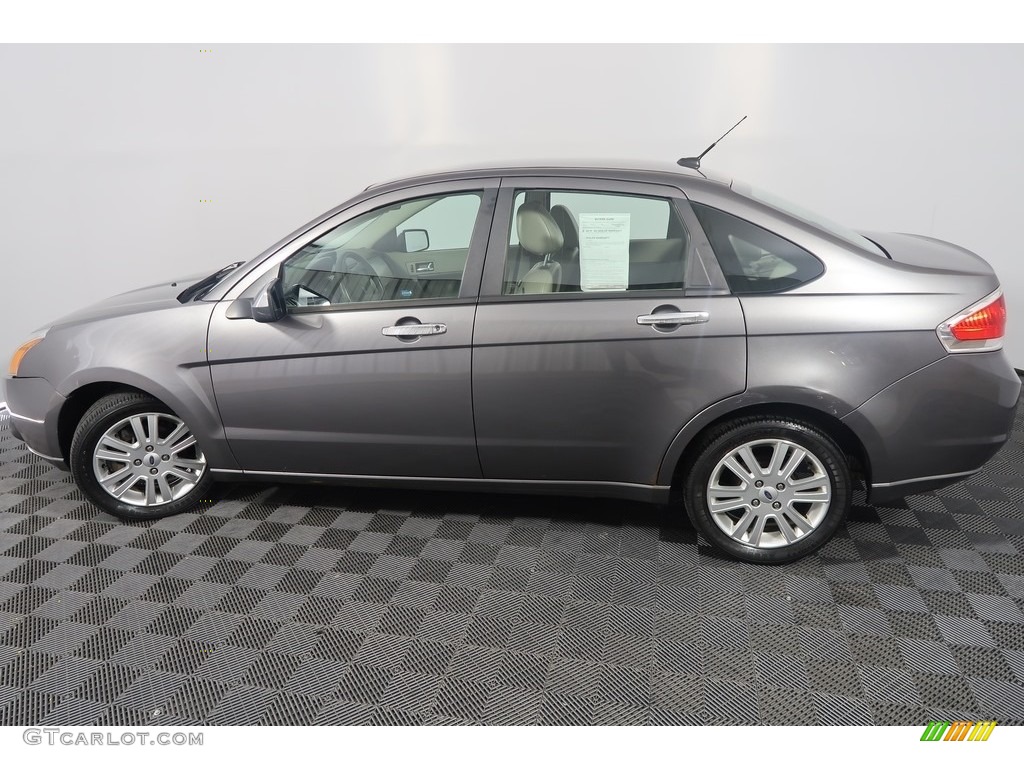 2010 Focus SEL Sedan - Sterling Grey Metallic / Medium Stone photo #8