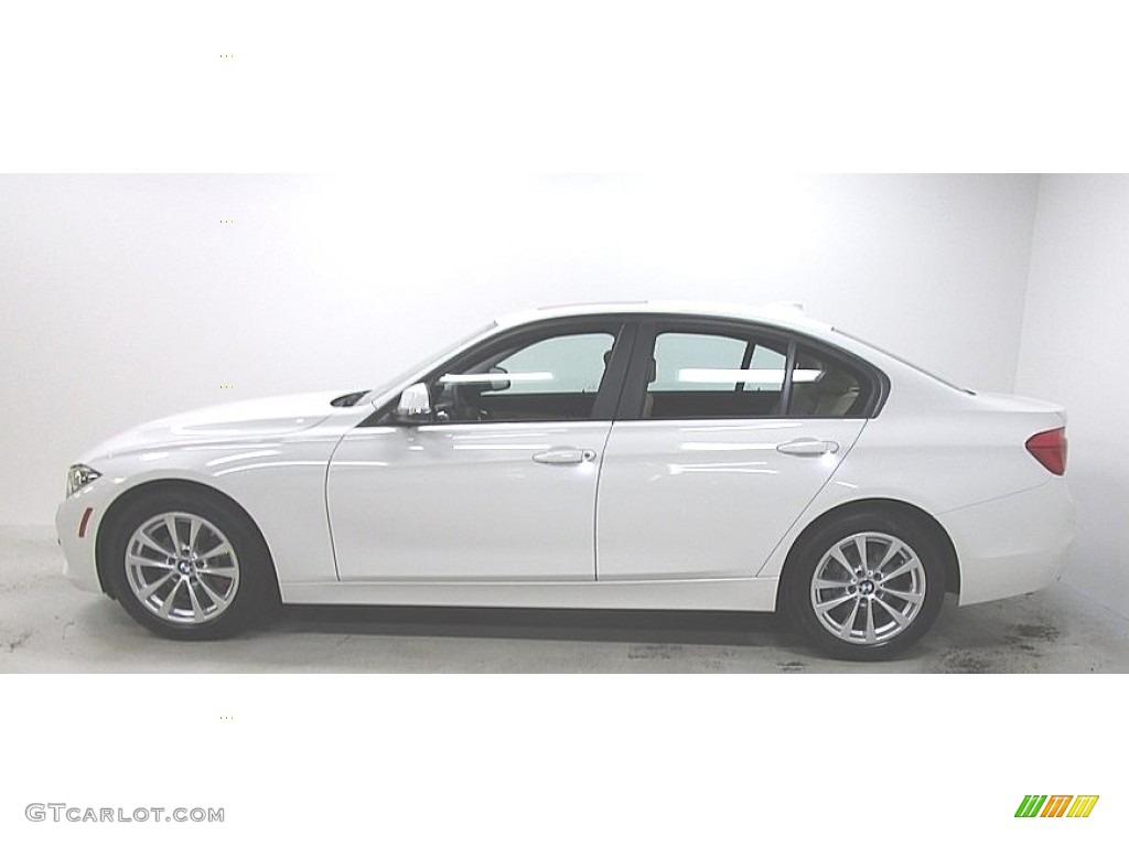 2018 3 Series 320i xDrive Sedan - Alpine White / Venetian Beige photo #2