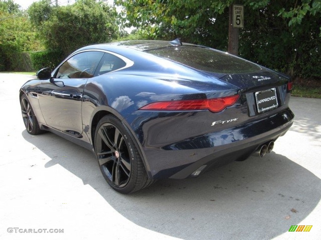 2016 F-TYPE Coupe - Dark Sapphire Metallic / Ivory photo #2