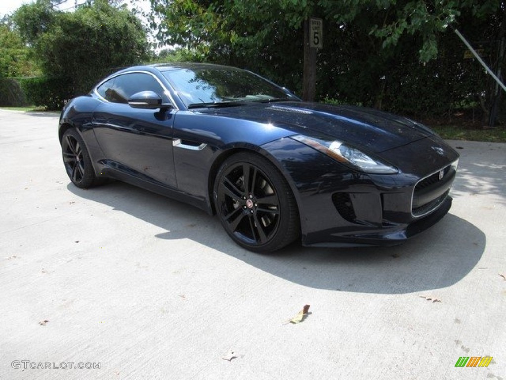 2016 F-TYPE Coupe - Dark Sapphire Metallic / Ivory photo #6