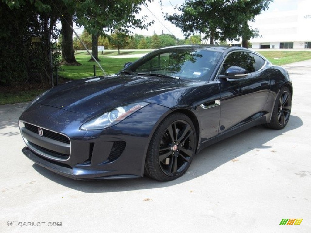 Dark Sapphire Metallic 2016 Jaguar F-TYPE Coupe Exterior Photo #129363596