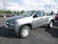 Satin Steel Metallic 2019 Chevrolet Colorado WT Extended Cab 4x4