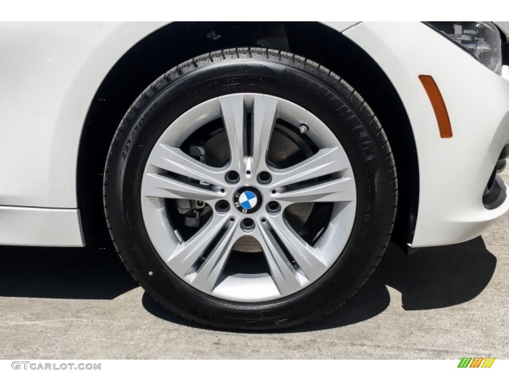 2018 3 Series 330i Sedan - Alpine White / Black photo #9