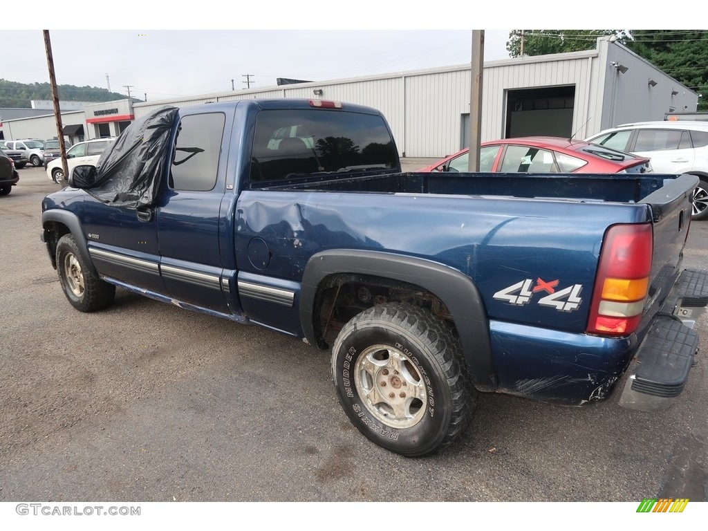 2000 Silverado 1500 LS Extended Cab 4x4 - Indigo Blue Metallic / Medium Gray photo #5