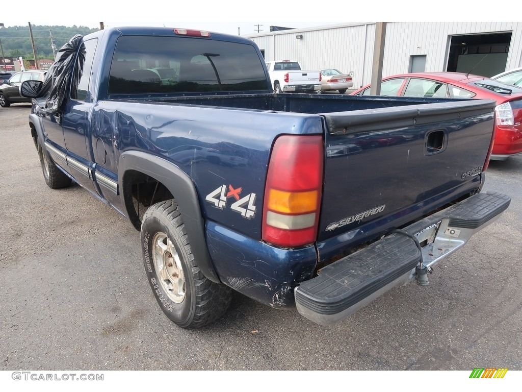 2000 Silverado 1500 LS Extended Cab 4x4 - Indigo Blue Metallic / Medium Gray photo #6