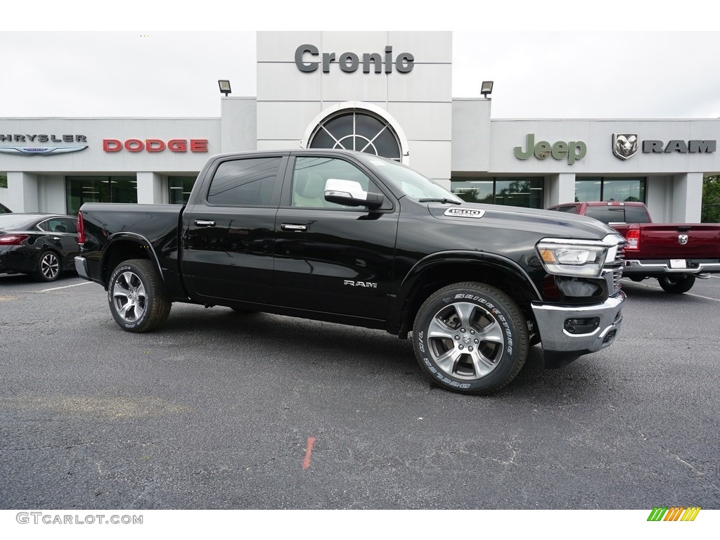 2019 1500 Laramie Crew Cab 4x4 - Rugged Brown Pearl / Mountain Brown/Light Frost Beige photo #1