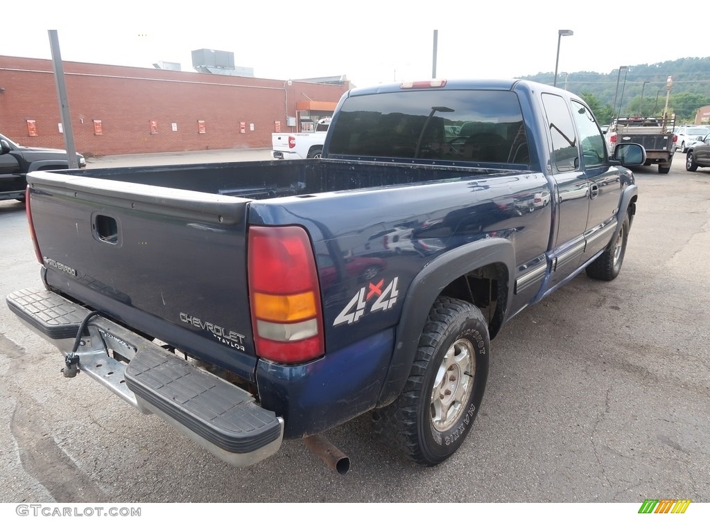 2000 Silverado 1500 LS Extended Cab 4x4 - Indigo Blue Metallic / Medium Gray photo #8