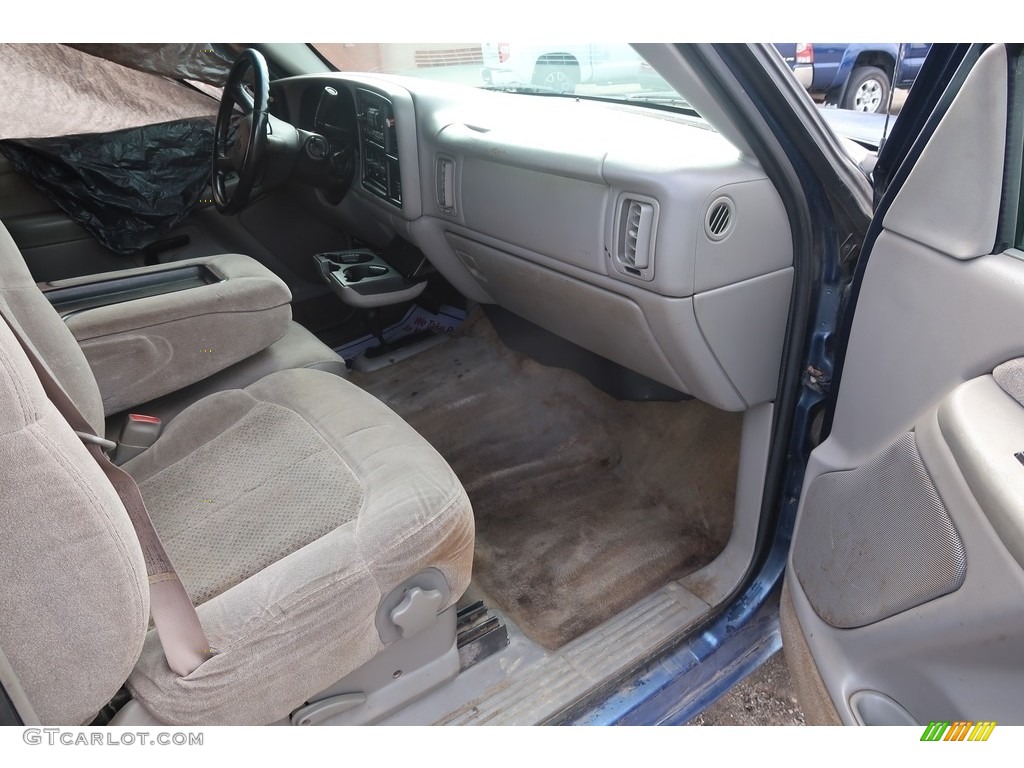 2000 Silverado 1500 LS Extended Cab 4x4 - Indigo Blue Metallic / Medium Gray photo #10
