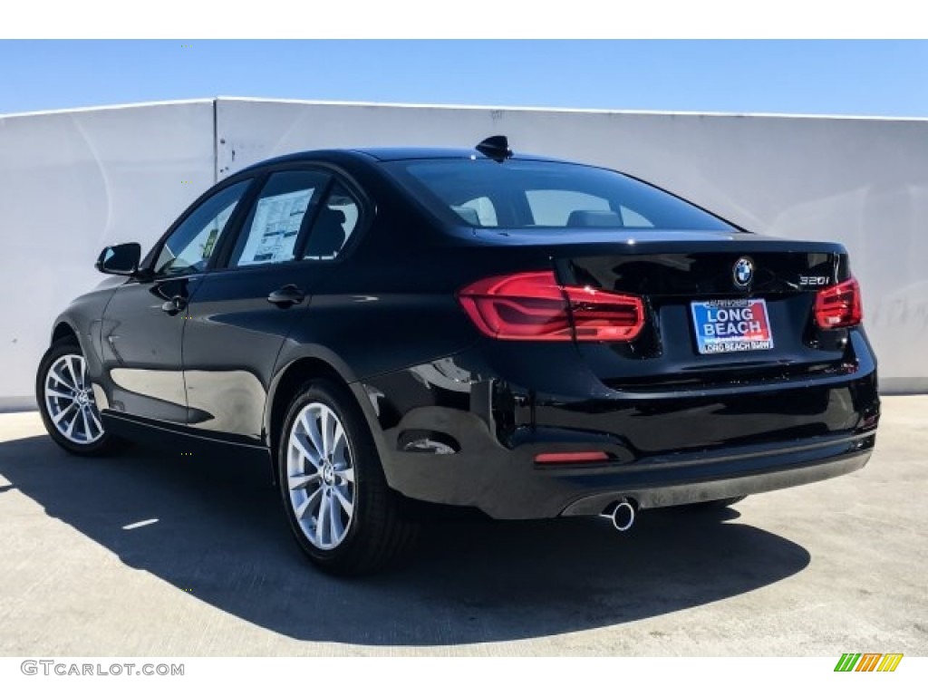 2018 3 Series 320i Sedan - Jet Black / Black photo #2