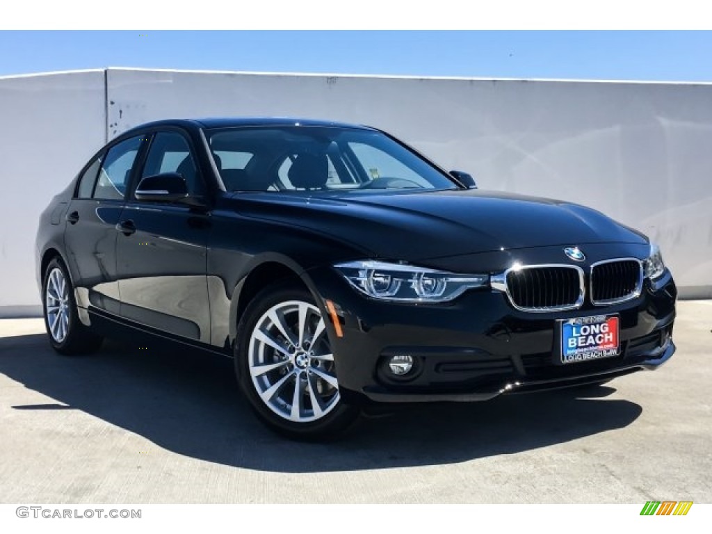 2018 3 Series 320i Sedan - Jet Black / Black photo #12