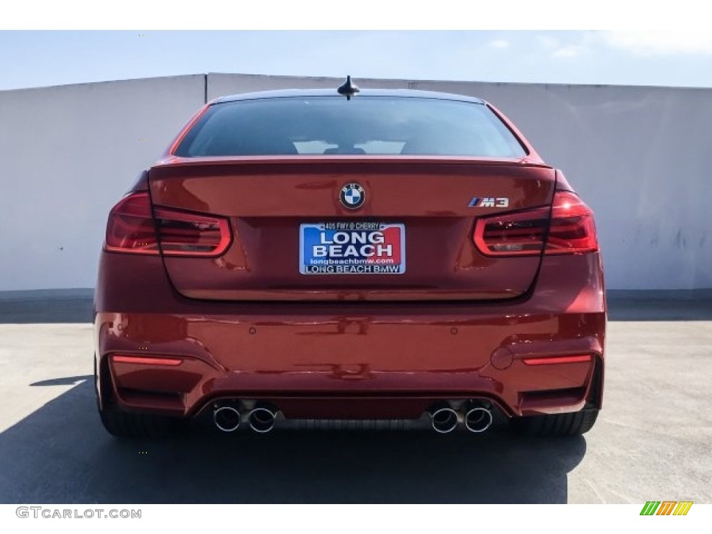 2018 M3 Sedan - Sakhir Orange II Metallic / Black photo #3