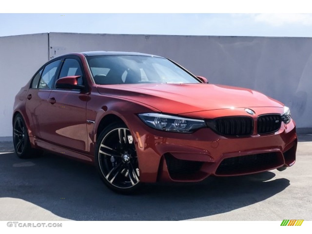 2018 M3 Sedan - Sakhir Orange II Metallic / Black photo #12