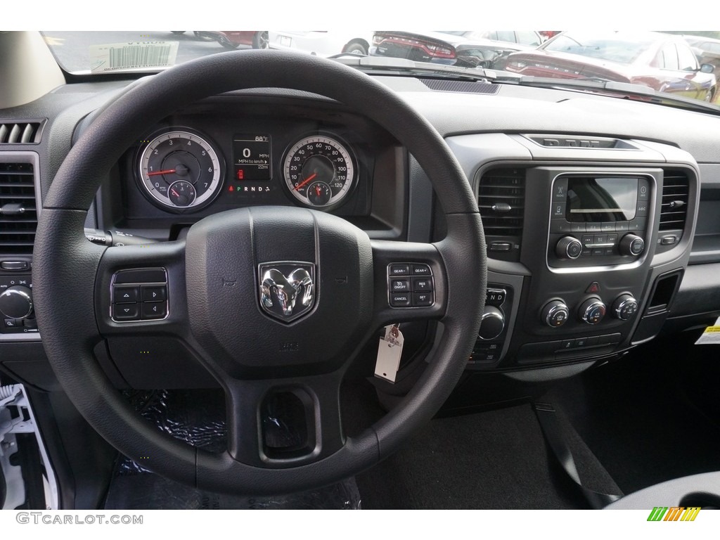 2019 1500 Classic Tradesman Quad Cab 4x4 - Bright White / Black/Diesel Gray photo #5