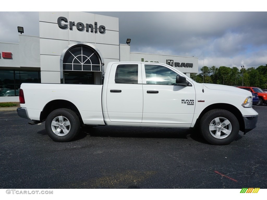 2019 1500 Classic Tradesman Quad Cab 4x4 - Bright White / Black/Diesel Gray photo #10