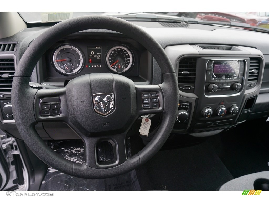 2019 1500 Classic Tradesman Quad Cab - Bright Silver Metallic / Black/Diesel Gray photo #7