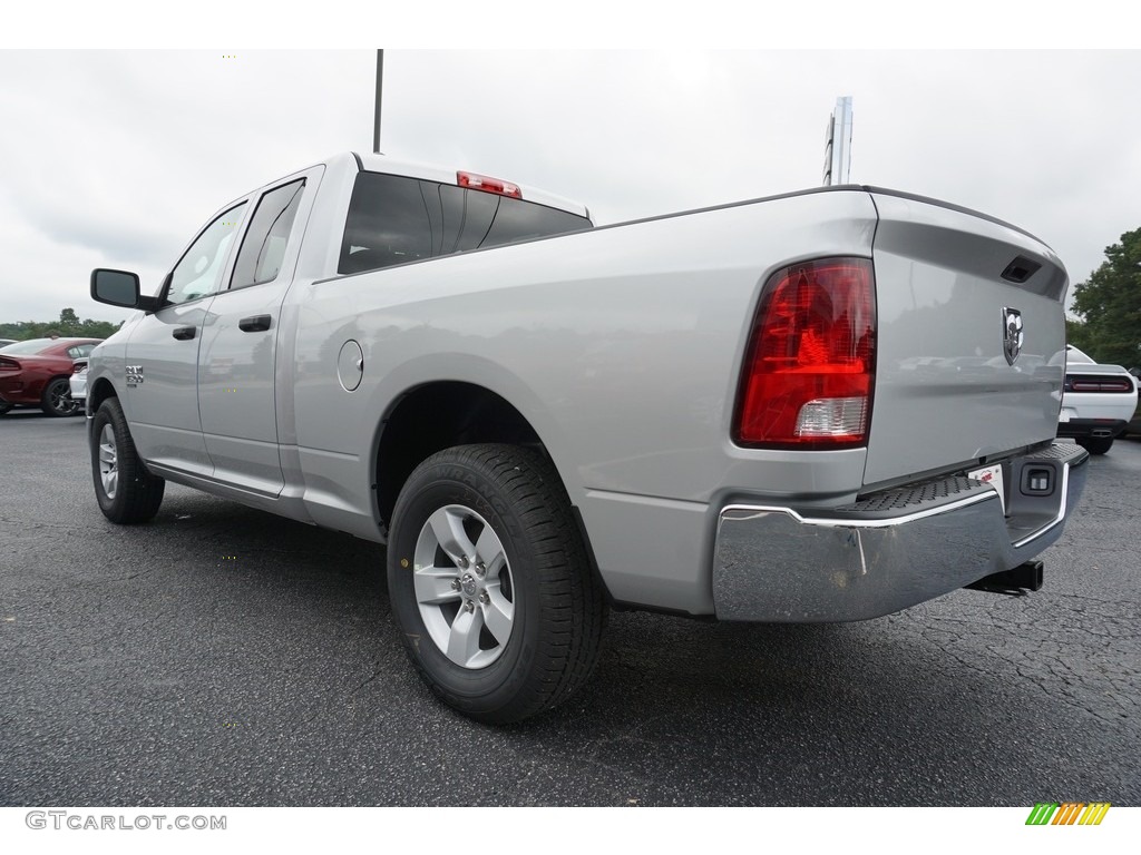 2019 1500 Classic Tradesman Quad Cab - Bright Silver Metallic / Black/Diesel Gray photo #13