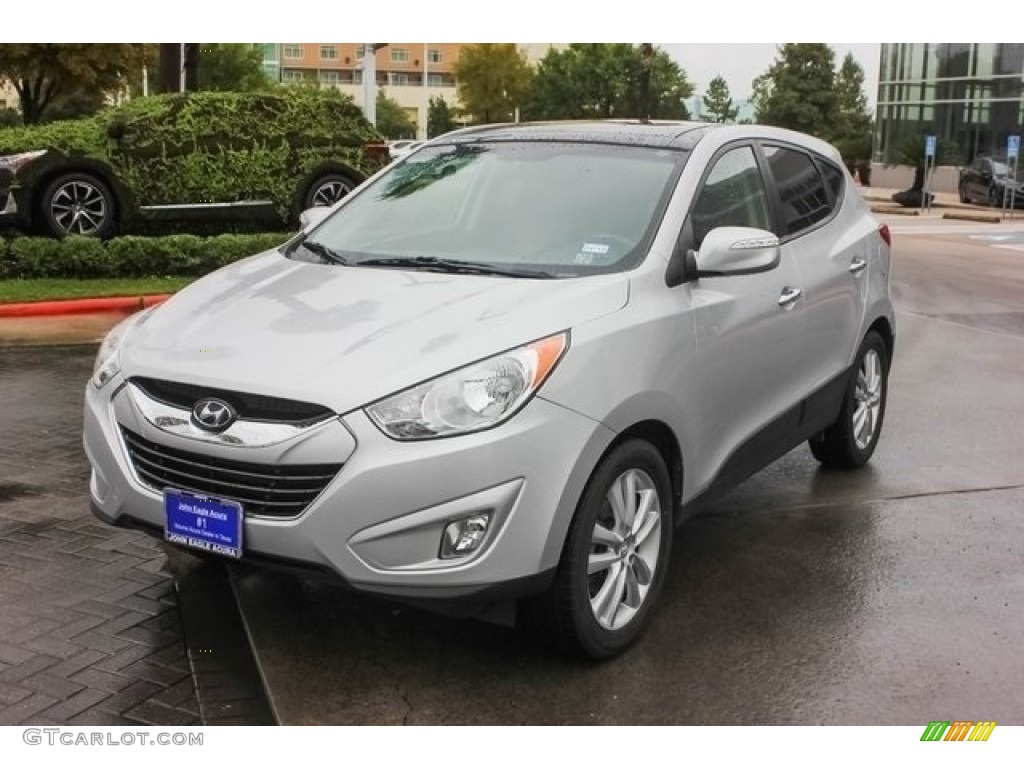 2012 Tucson Limited - Diamond Silver / Black/Saddle photo #3