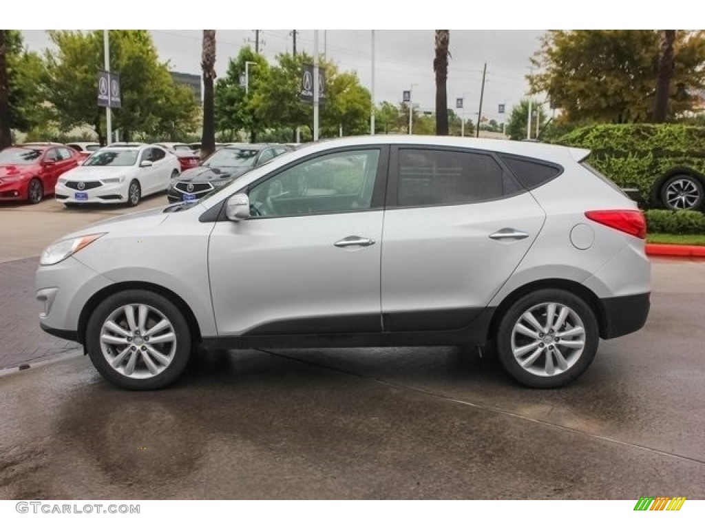 2012 Tucson Limited - Diamond Silver / Black/Saddle photo #4