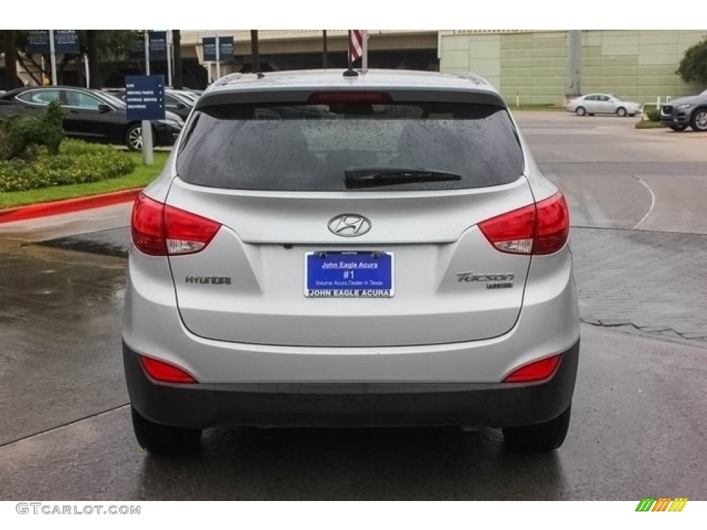 2012 Tucson Limited - Diamond Silver / Black/Saddle photo #6